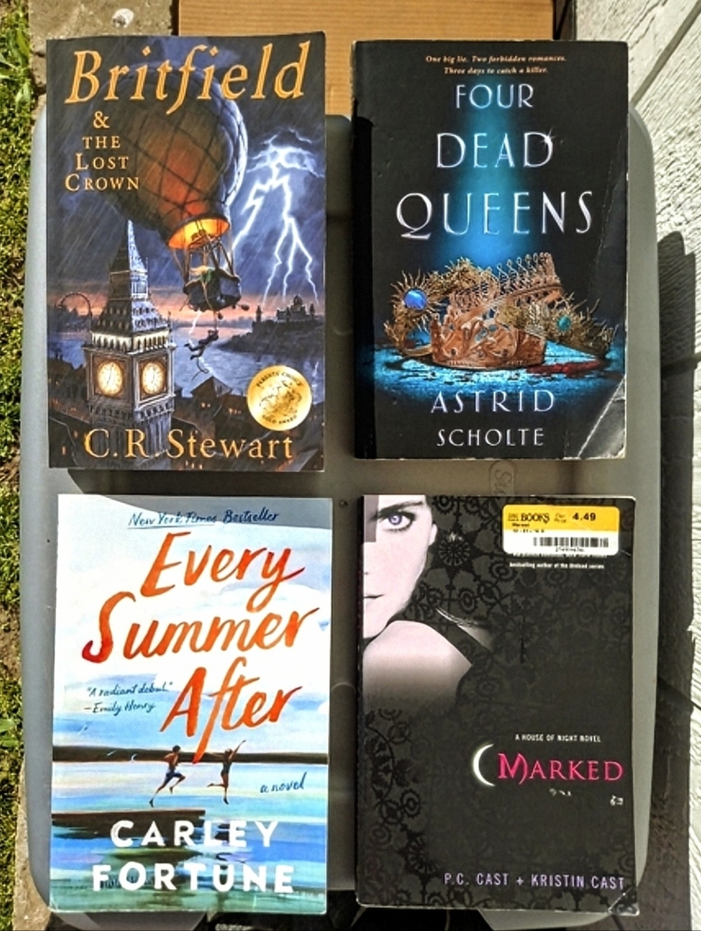4 Young Adult Novels: ACTION/THRILLER/ROMANCE/FANTASY
